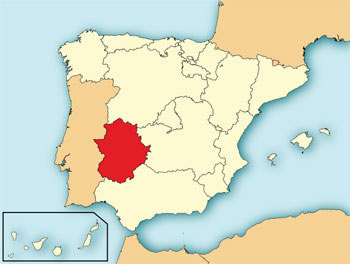 Entrega a errores en Extremadura, España