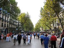 Taschendiebstahl in Barcelona, Spanien